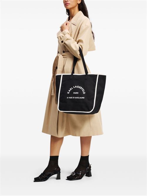 Borsa donna tote nera Karl Lagerfeld | A3W50018999